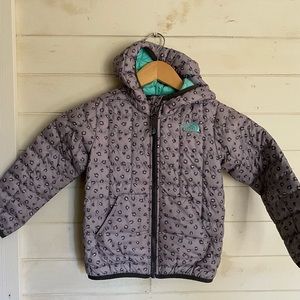 North face leopard puffer